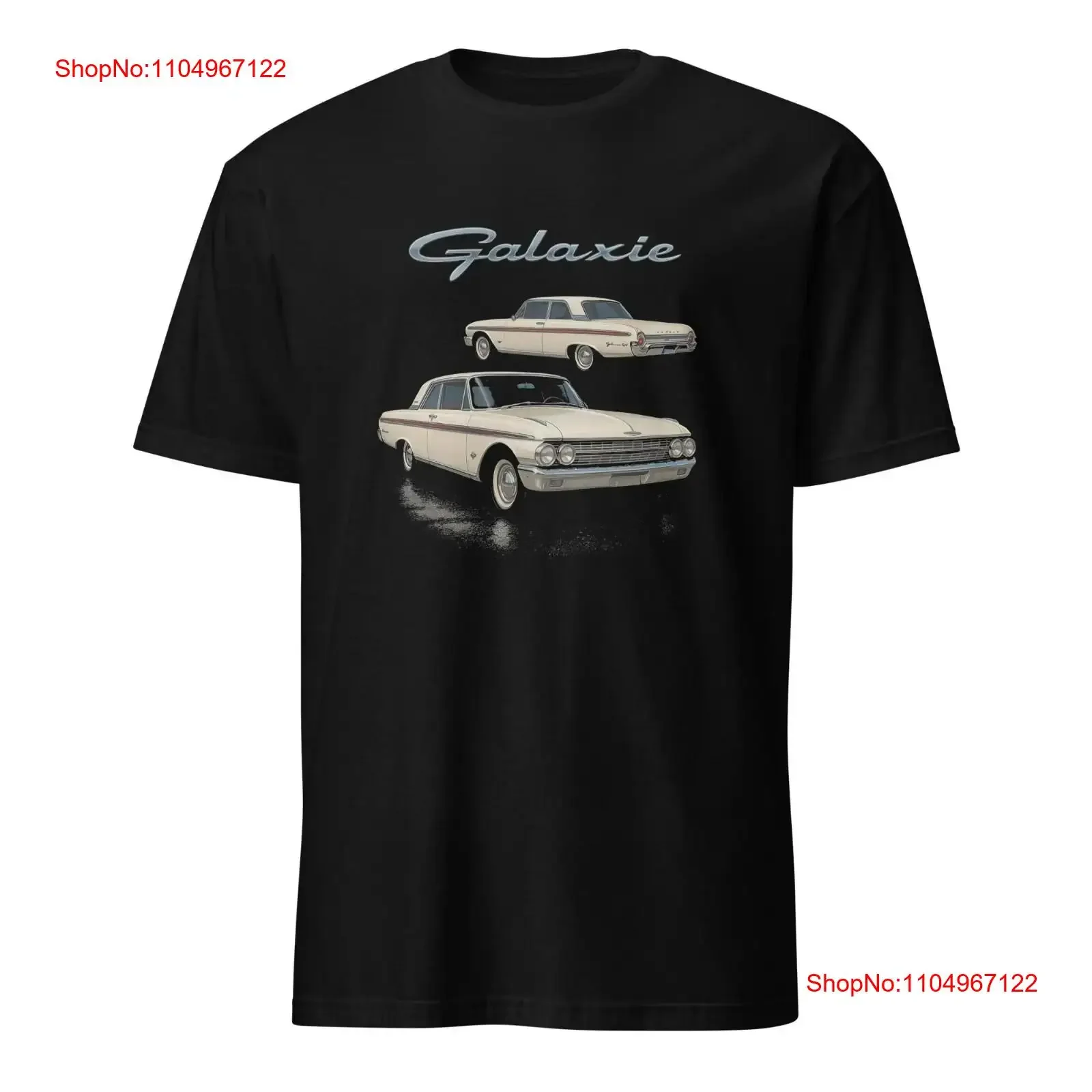 1962 galaxie 500 t camisa clássico vintage carro vintage lavado gráfico macio confortável esticado ligeiramente respirável versátil