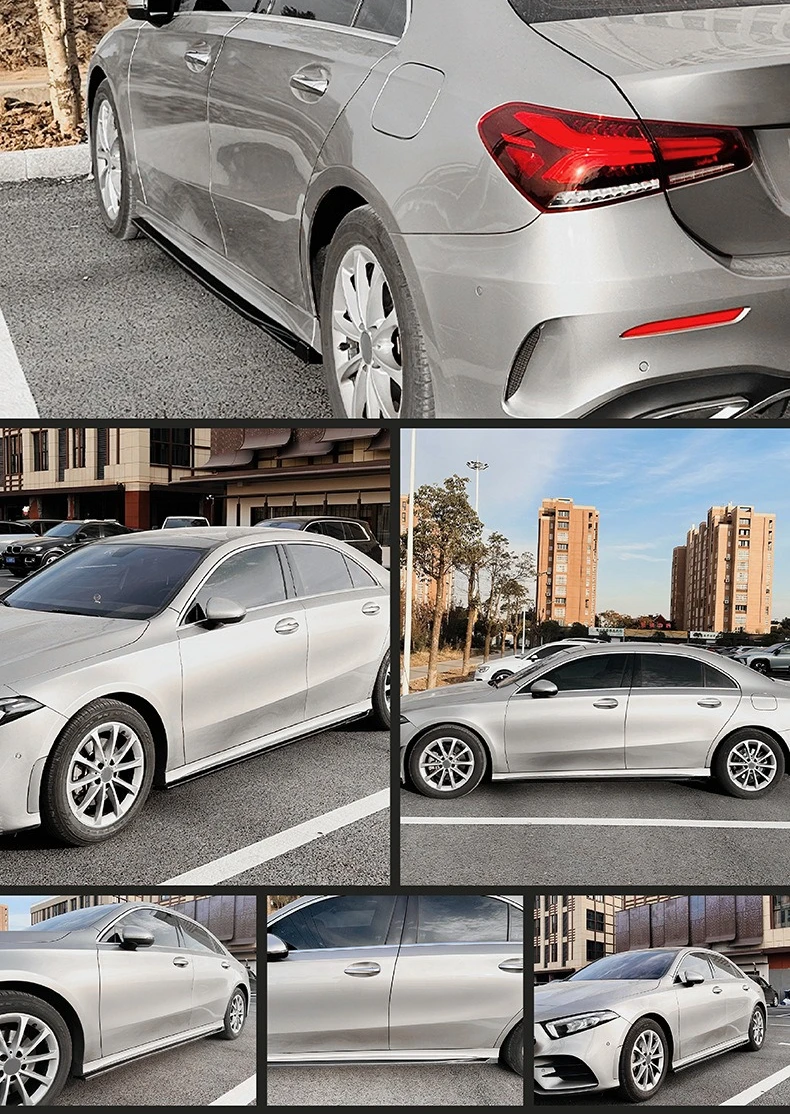 

Applicable To Mercedes-Benz A-Class Domestic V177 A180l A200l A220l A35l 2019 + Side Skirt Modification