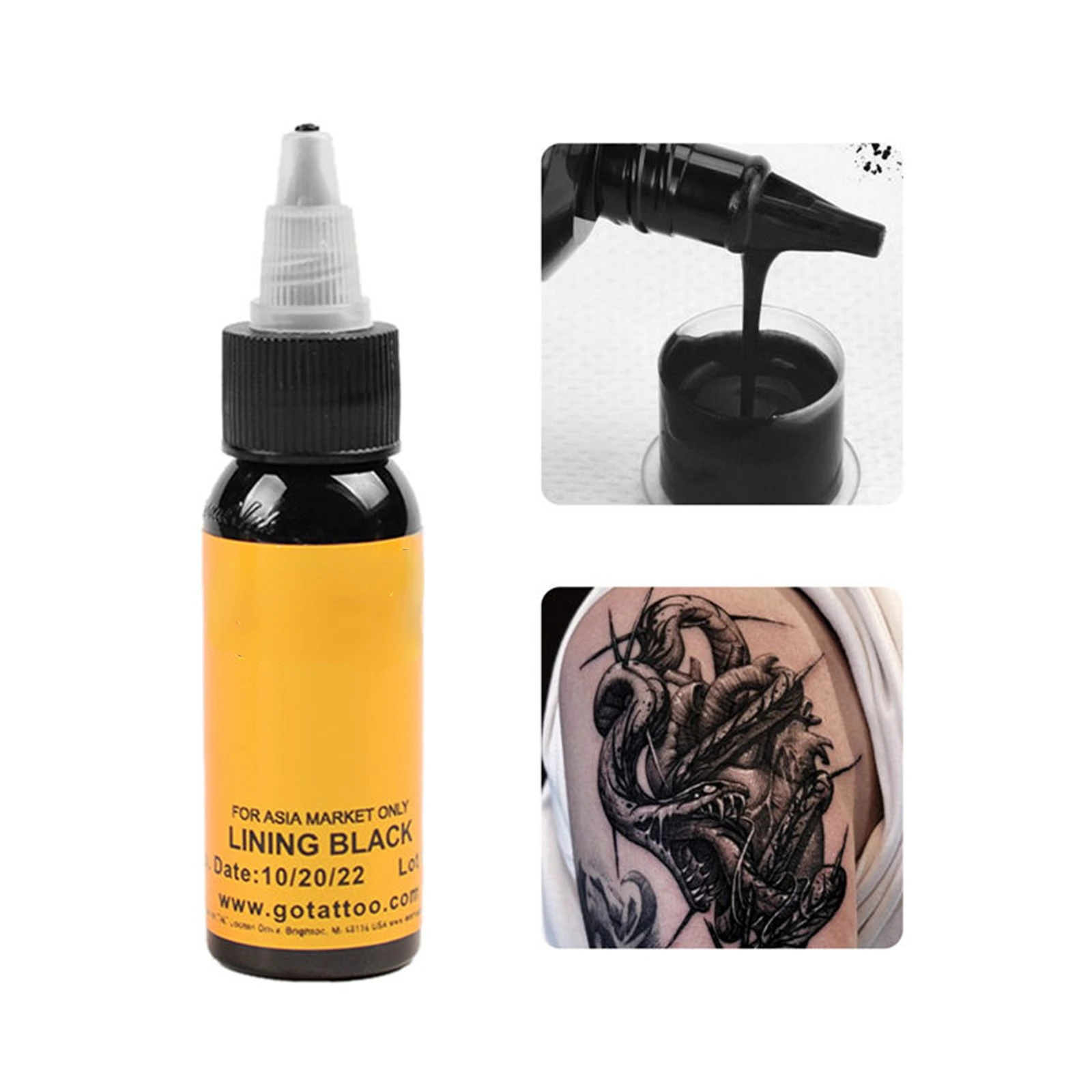 30ml 14Color Mixing Tattoo Ink Permanent Makeup Tattoo Paint Body Art Natural Plant Permanent Pigment Tattoo Ink Set Supplies 1p