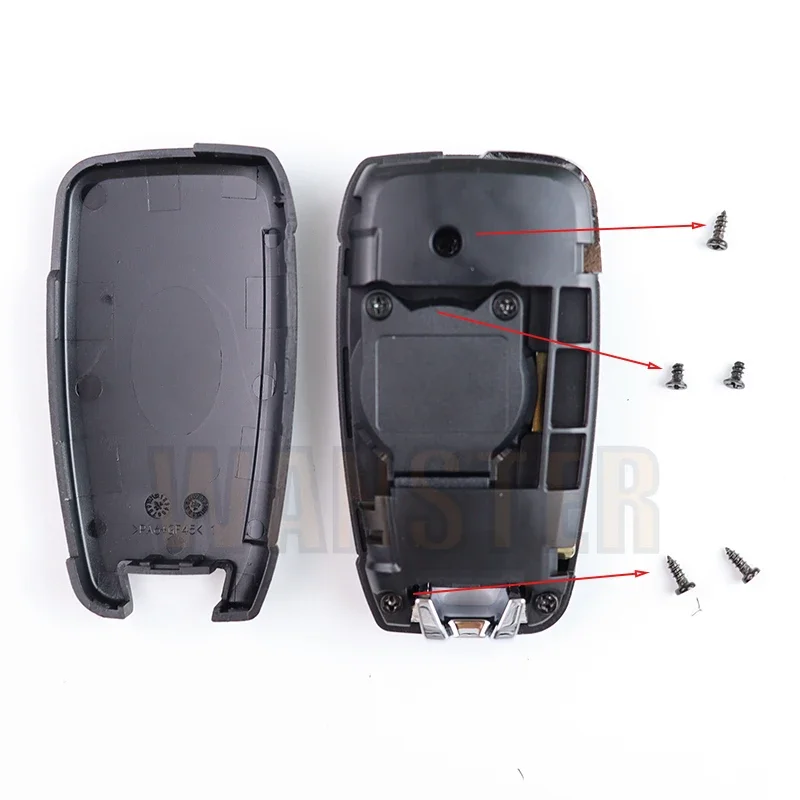 Car Key Housing Case Shell Fob for Hyundai 2018 2019 2020 2021 2022 Accent Elantra Kona Santa Fe Tucson Veloster Solaris Verna