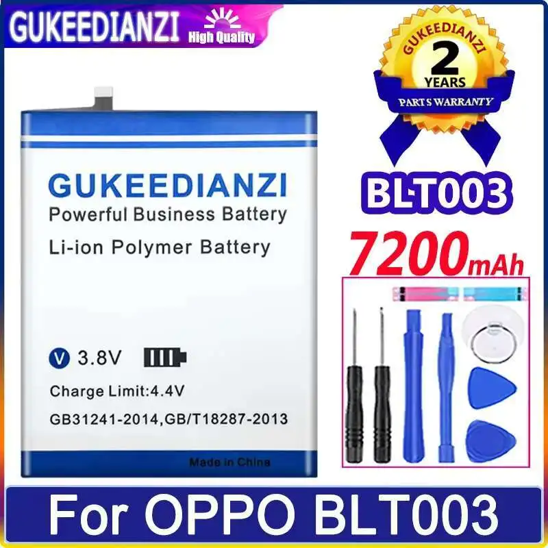 

Tablet Battery 7200Mah For Oppo BLT003 Realme Pad Mini WI-FI 4G Lte RMP2105