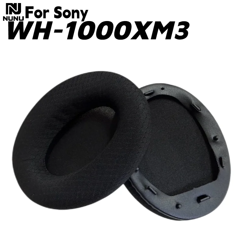 

Replacement Breathable football net memory foam EarPads With buckle for Sony WH-1000XM3 Headphones Repair Parts Never shed skin