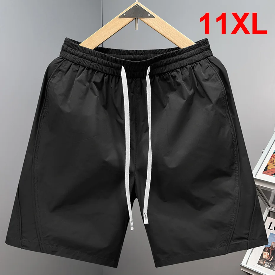 

Однотонные шорты для мужчин 11XL 10XL, летние шорты больших размеров, модные повседневные короткие брюки для мужчин, большие размеры 10XL 11XL