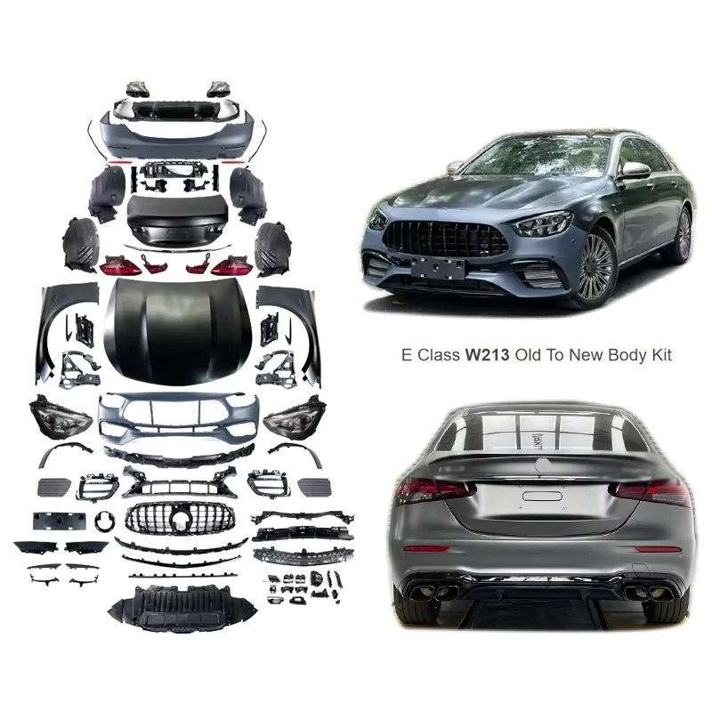 Car Accessories E-class W213 Upgrade to 2021 E63 Style Body Kits Car Bumpers Auto Parts