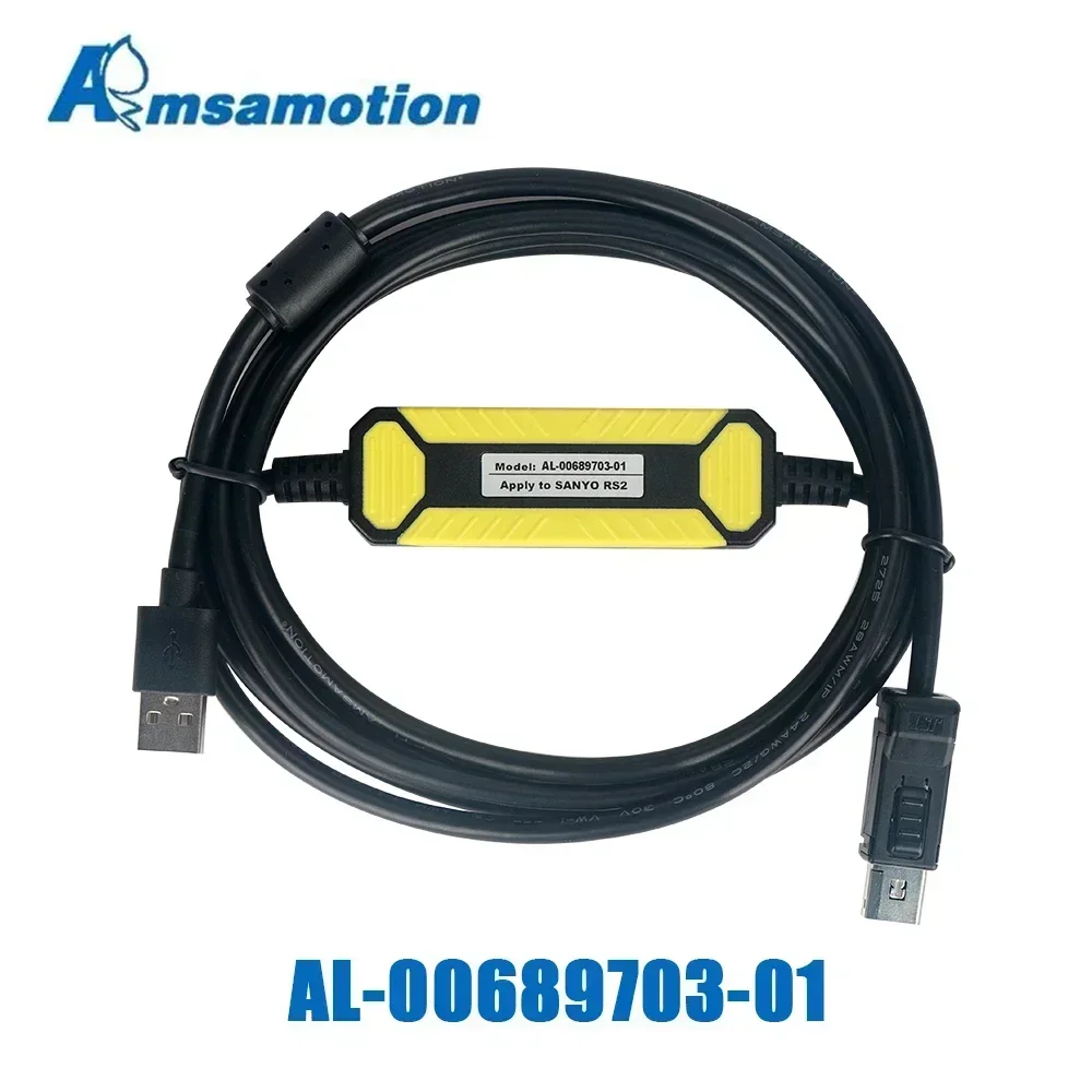 

USB-AL-00689703-01 Подходит для линии загрузки кабеля сервопривода серии Sanyo RS2