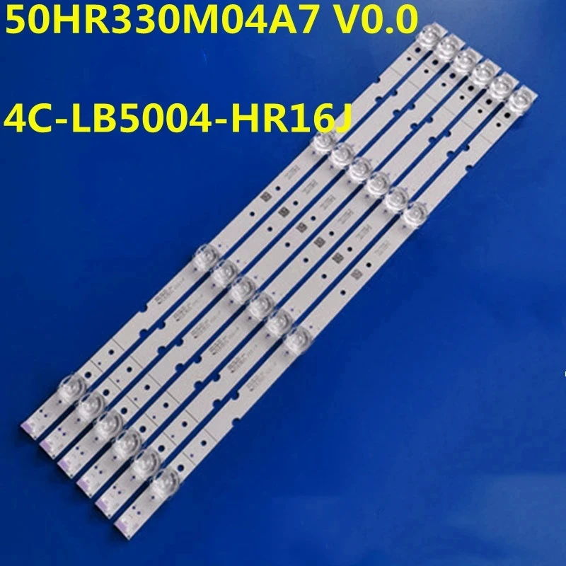 

10set LED Strip 4lamps For 50HR330M04A7 V0.0 CL-50P8-3030-6X4-LX20190226 4C-LB5004-HR16J 50P8 4*6 50T6 50T680 50U5900C