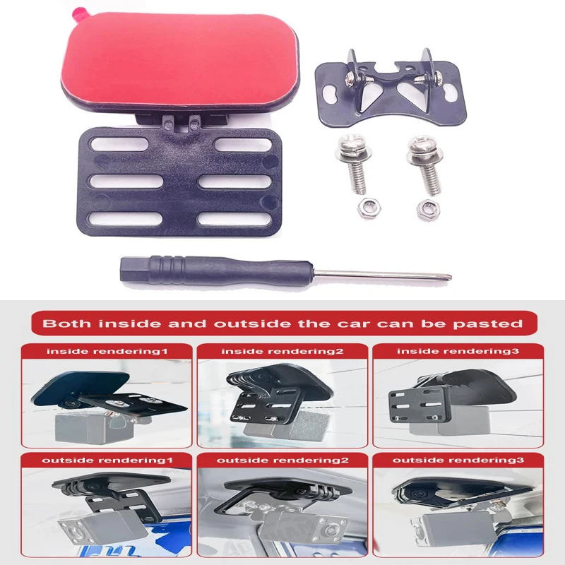 Car Rear View Camera Bracket Dash Mirror Mount Holder For Backup Reverse Cameras Automobile Dashboard Rearview Mirror Support