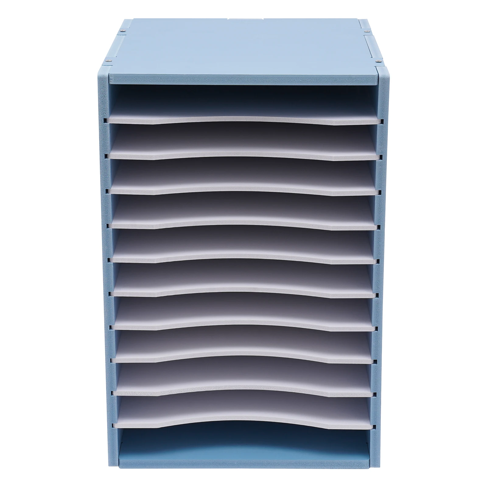 11-Layer Desktop File Organiser, High Load-Bearing Capacity, Moisture & Fireproof, Space-Saving Design for Neat Workspace
