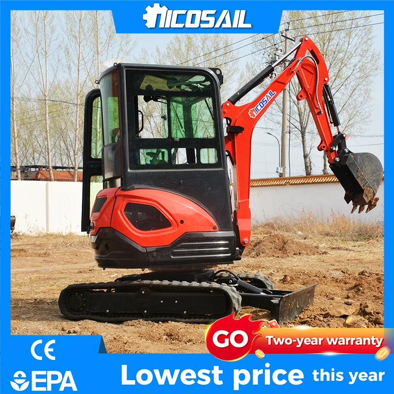

NICOSAIL OKW25U Mini Excavator 22Mpa Operating Pressure High Precision Digging Machine - Customizable