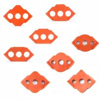 4/8PCS Woodworking Square Round Corner Bevel Locator Orange C-angle Beveling Edge Machine Bevel Quick Positioning Module