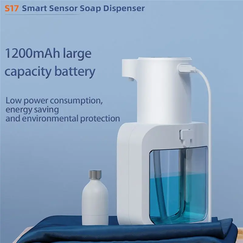 ABKS-Smart Wall-Mounted Gel Hand Sanitizer Hand Sanitizer Electric Soap Dispenser Black