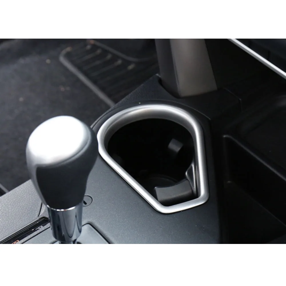 Car ABS Styling Socket Charge Cup Cigarette Smoke Lighter Switch Frame Lamp Stick Trim 1PCs For Toyota RAV4 2016 2017 2018