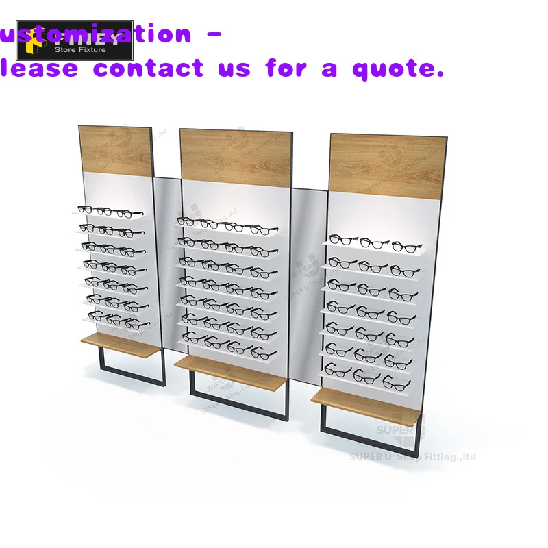 

Настенный стенд для демонстрации солнцезащитных очков на заказ, дизайн для очковерии, Гуанчжоу