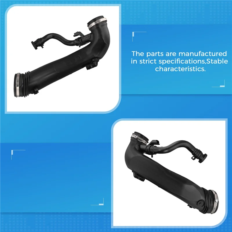 

2X Turbocharged Intake Pipe Intake Air Pipe 9834735780 For Citroen DS5 DS6 200P