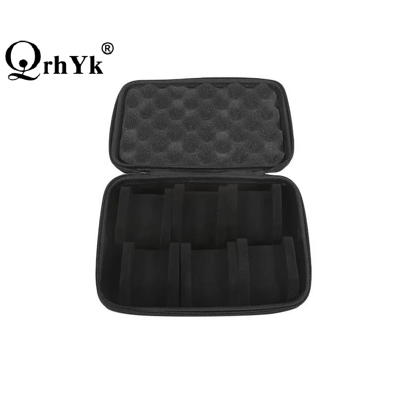 1pcs 6 Slots Hard Shell Watch Storage Box, Carry Case, Display Organizer, Watch Box Holder Display Cabinet, Ideal For Gifts