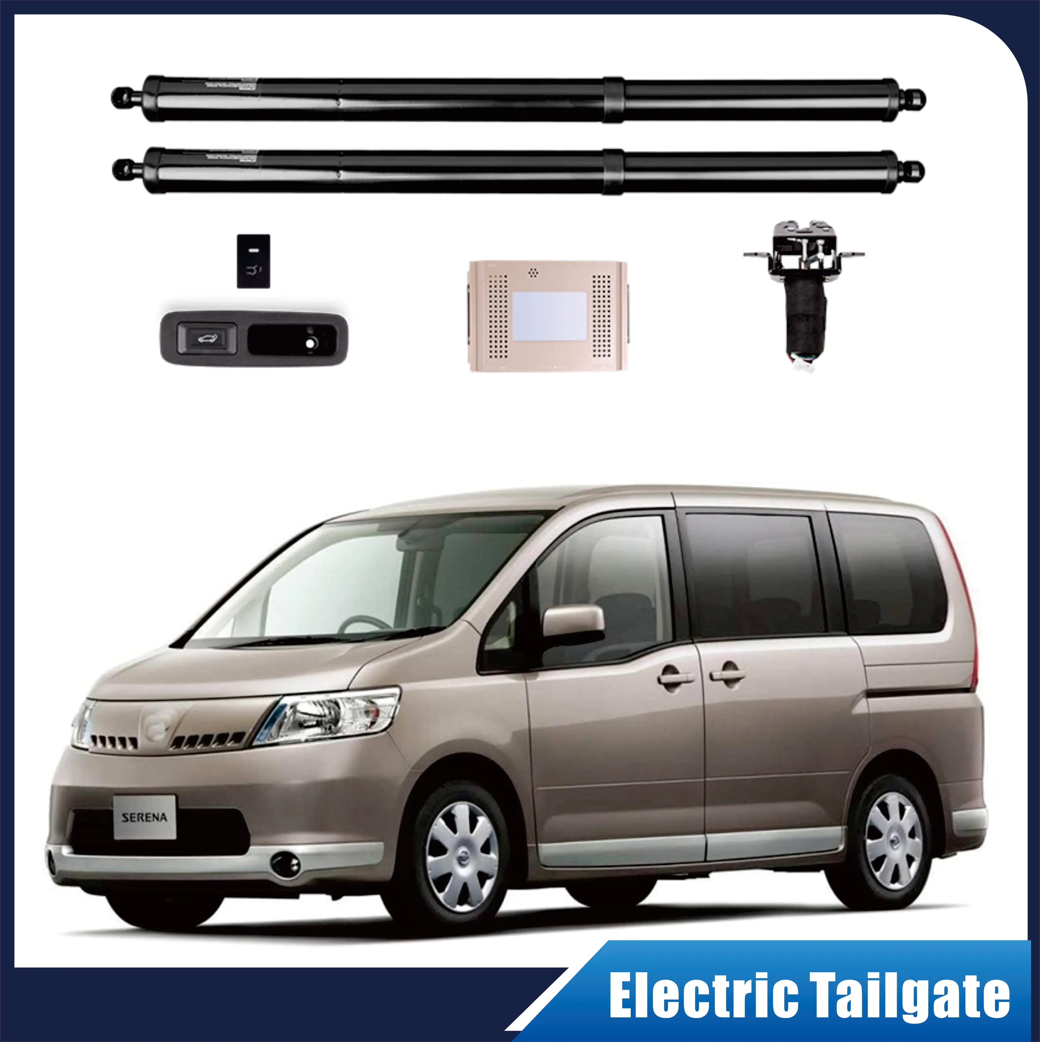 

Новинка для Nissan Serena C25 C26 C27, электрическая задняя дверь, модифицированная задняя дверь, модификация автомобиля, автоматический подъем задней двери, автомобильные детали