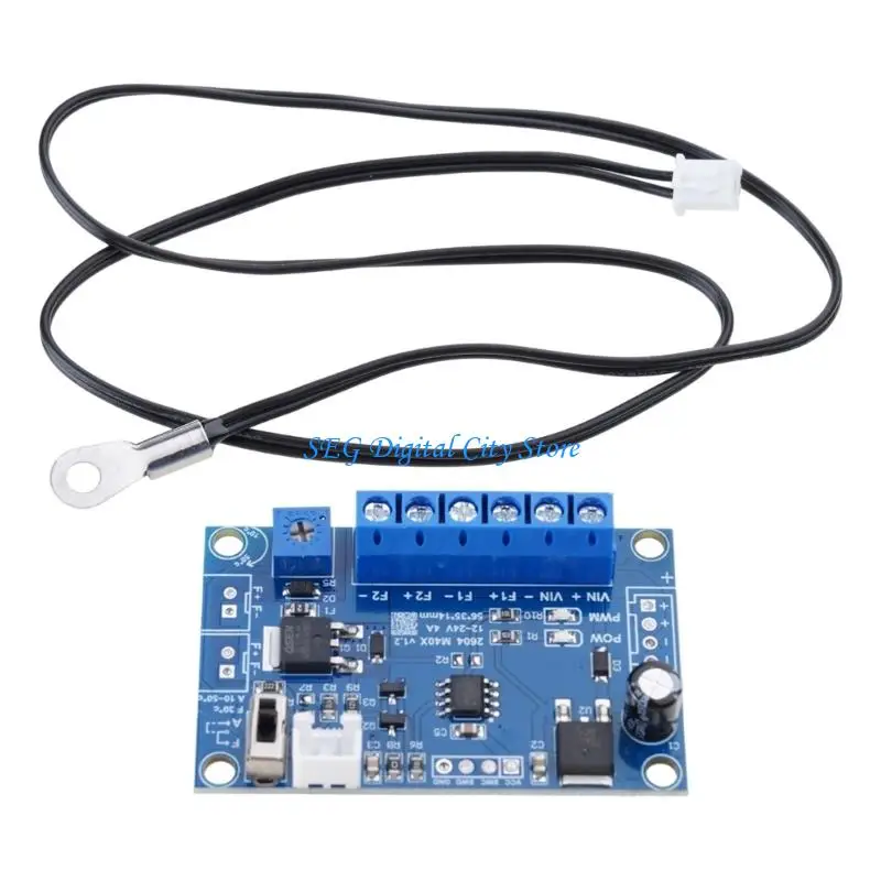 U75B Fan Temperature Control Speed Regulator Automatic 12V 24V For PWM Fan