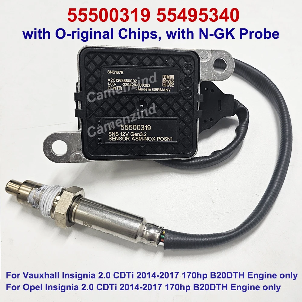 

NEW Front Nox Sensor 55500319 55495340 for Opel Vauxhall Insignia A Caravan Country Tourer Stufenheck 2.0 CDTI B20DTH 2007-2017