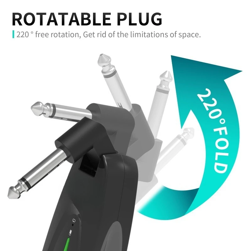 Wireless guitar receiver, guitar pickup guitar plug and play amplifier