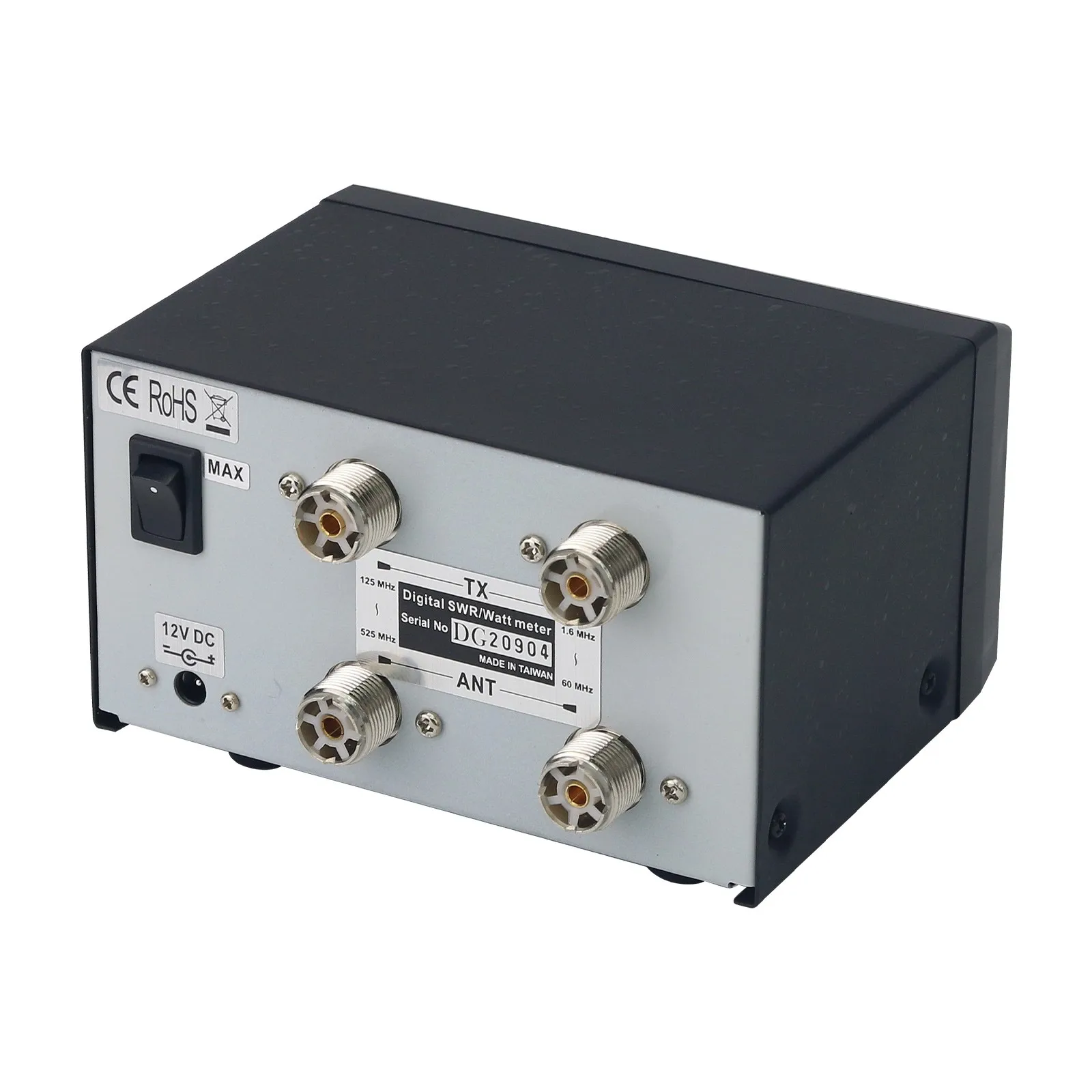 1.6-525MHz 200W NISSEI DG-503MAX Medidor Digital SWR HF/VHF/UHF SWR Watt Medidor CW/FM/SSB/AM/DMR com Tela LCD de 3,5 polegadas