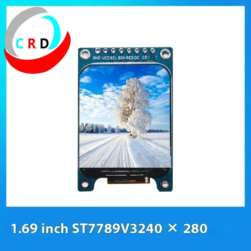 Chanruida 1.69 inch TFT LCD 240x280 full color ST7789 small screen SPI display LCD module arduino display  esp32  raspberry pi
