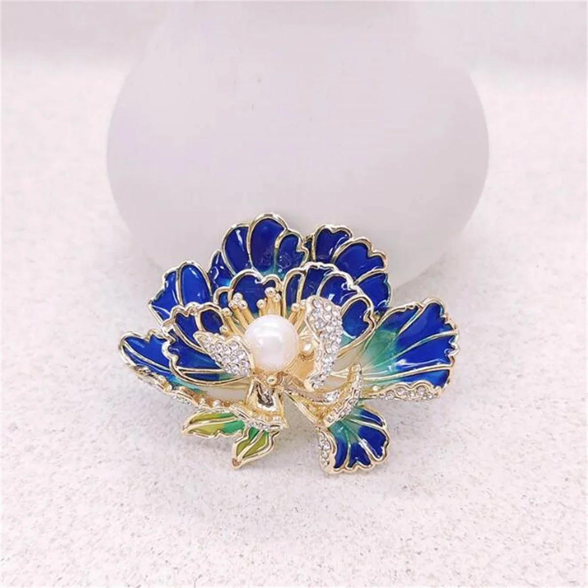 1Pc Peony Flower Brooch Y2K Fashionable Exquisite Pin Romantic Versatile Personalized Jewelry Party Birthday Trendy Gift 2024