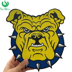 Embroidered NC A&T Aggies Bulldog Iron on Patch, North Carolina Patch for HBCU Jacket, Fraternity Designs