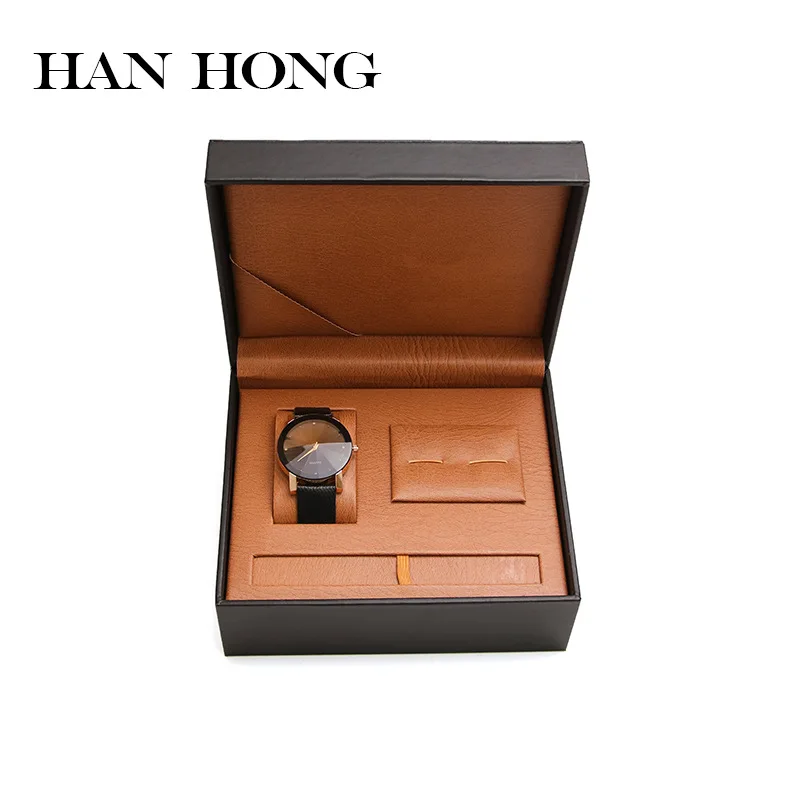 High-end Watch Set Gift Box. Couple Watch Bracelet Box. Pu Watch Storage And Packaging Box. Mechanical Watch Box. view 4