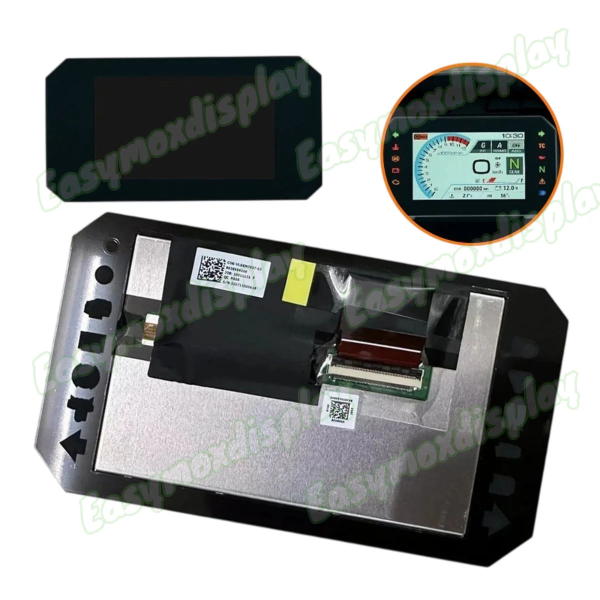 Premium Speedometer LCD Display Replacement for Suzuki V-Strom 1050 800 GSX-8S 2023-2024