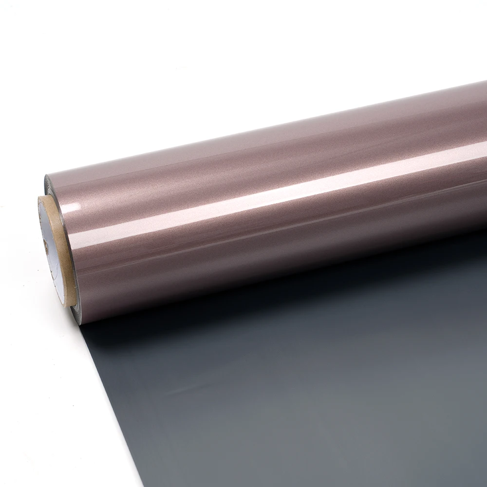 맞춤형 PVC 색상 변환 메탈 페인트 핑크 보호 필름 자동차 비닐 필름 PET 베리 파우더 컬러 자동차 비닐 랩