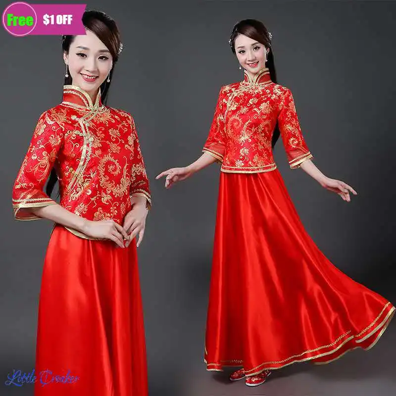 Retro Embroidery Hanfu Spring Elegant Oriental 2 Pieces Tang Suit Traditional Chinese Clothing for Women Groom Wedding Suit Set