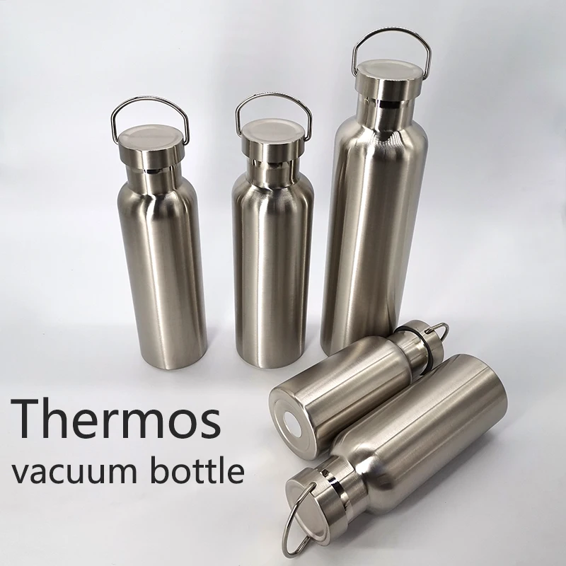 Double Wall Stainles Steel Water Bottle Thermos Bottle Keep Hot and Cold Insulated Vacuum Flask for Sport