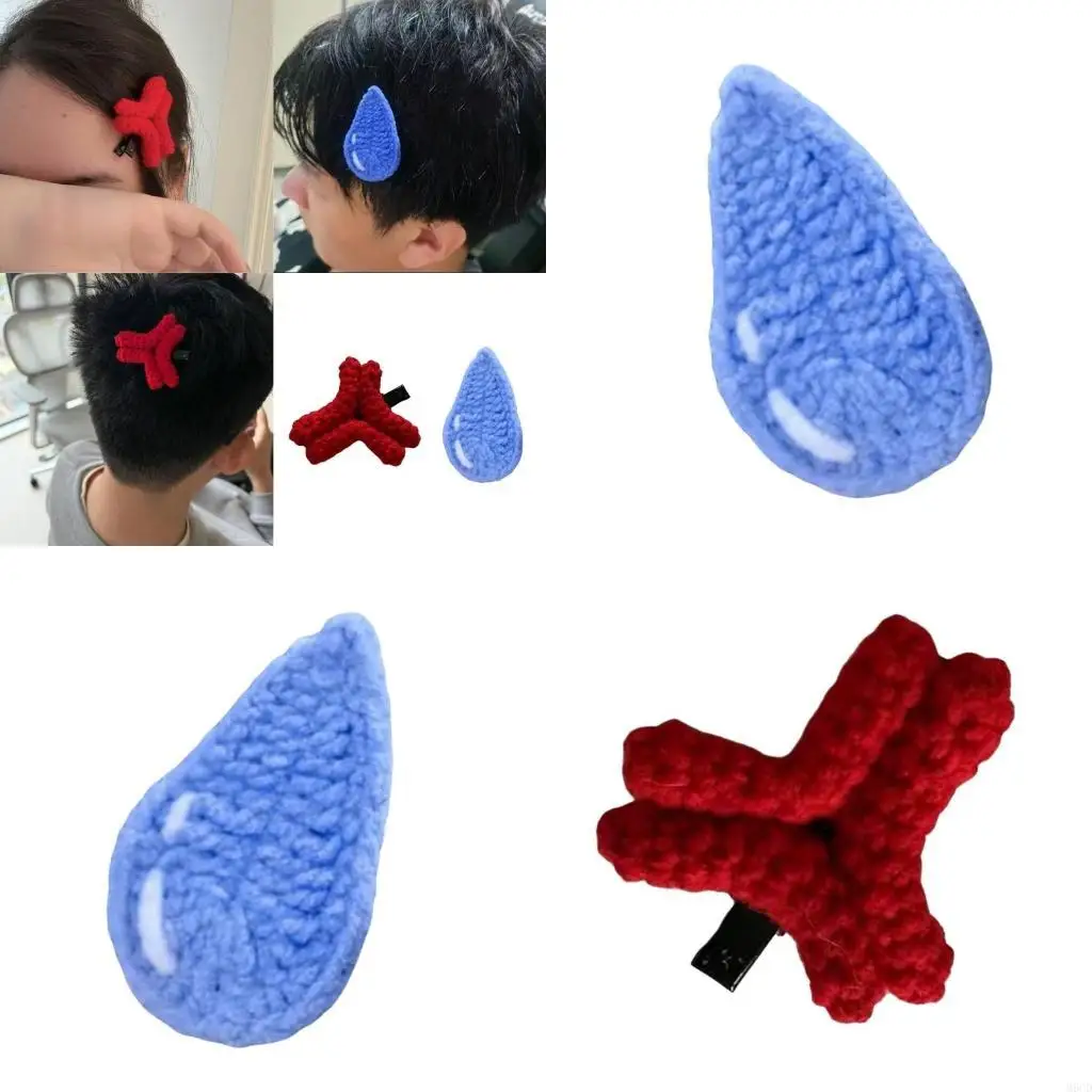 M6CD Creative Cartoon موضوع Hairpin Crochet Hair Clip