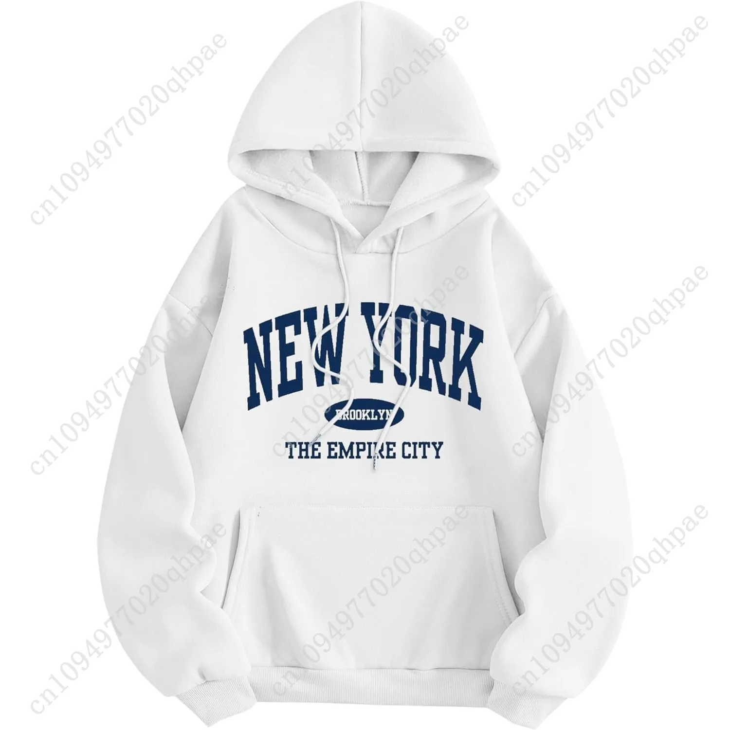 Hilinker Damen-Kapuzenpullover mit Grafik, Kordelzug, langärmelig, Sweatshirt mit Taschenpullover