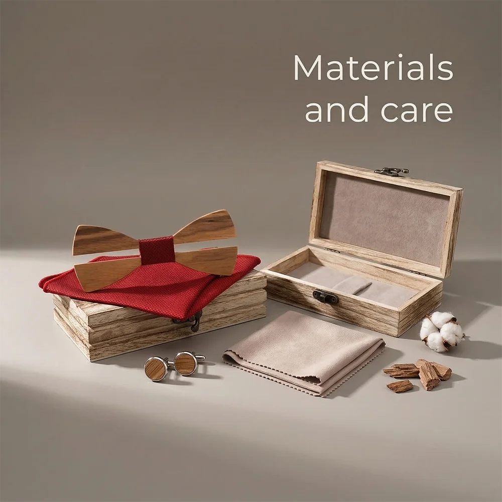 Mens Wooden Bowtie Set Minimal - Mens Grooming Box review and price