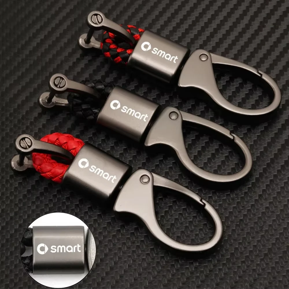 Logo For Smart 451 brabus Smart 453 fortwo forfour car Accessories Keychain Keyring Key Chains Lanyard Chain Key Rings