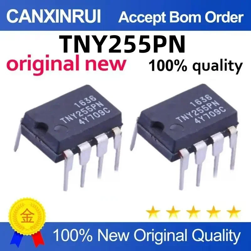 

(5-100 pieces) Direct insertion TNY255PN DIP-8 power management chip TNY255 TNY255P, brand new in stock