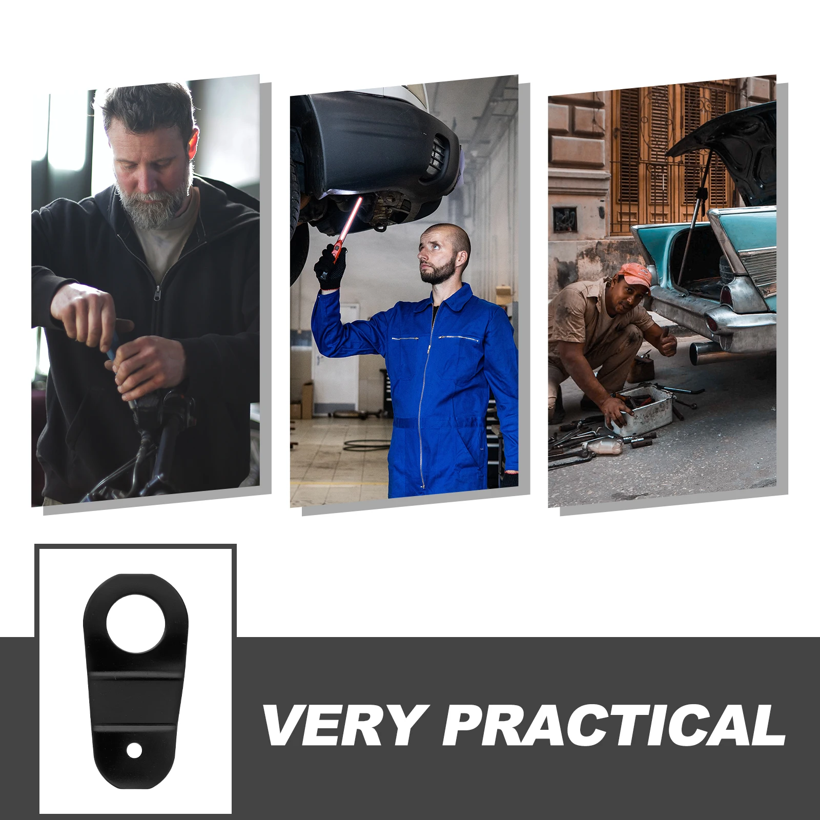 

Radiator Support Aluminum Mount Heavy Duty Radiator Stay Bracket Compatible with Multiple Car Radiators Car Supply