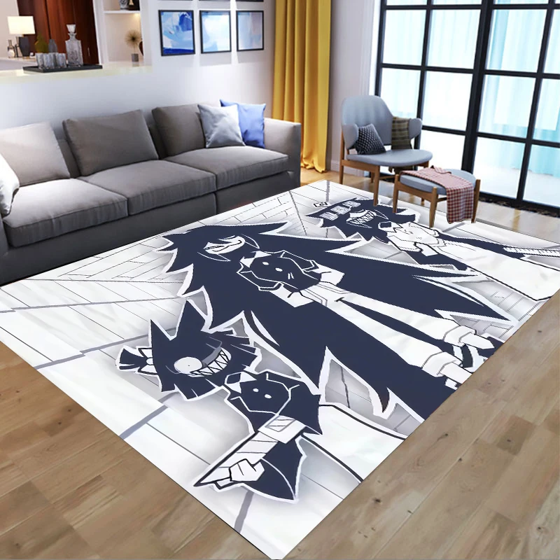 

Fundamental Paper Education Anime Living Room Carpet Creative Printed Rug Cartoon Cute Floor Mat Fashion Non-slip Home Textiles