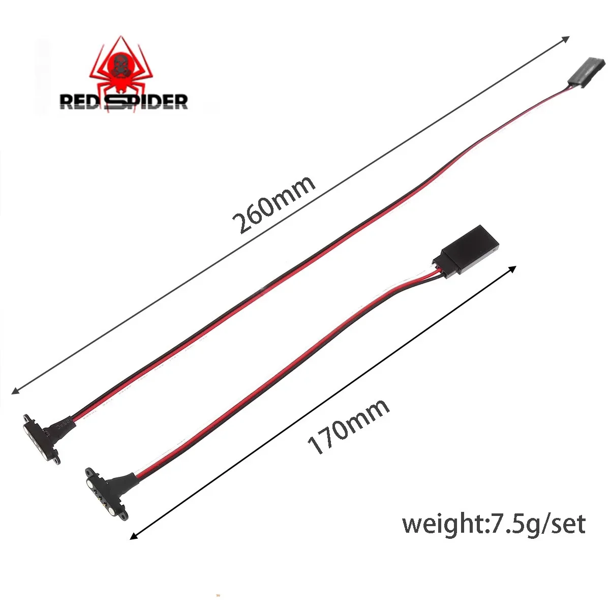 Lamp Group Magnetic Cord Extension Cord Model Lamp Group Car Body Quick Disassembly and Assembly of Magnetic Cable for Rc Model