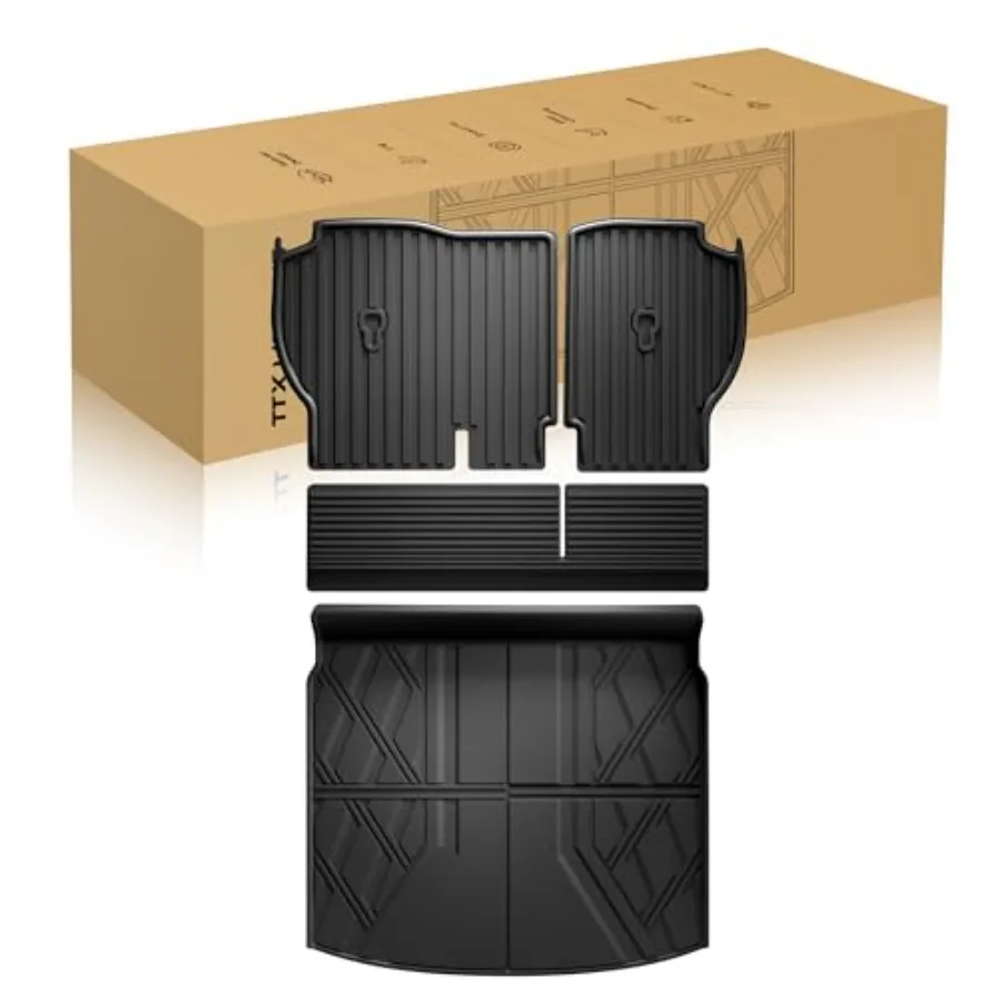 

Cargo Liner Fit for Honda CRV 2023-2025 2026 All Models Include Hybrid Upper Deck Cargo Mat with Back Seat Protectors All-Weath