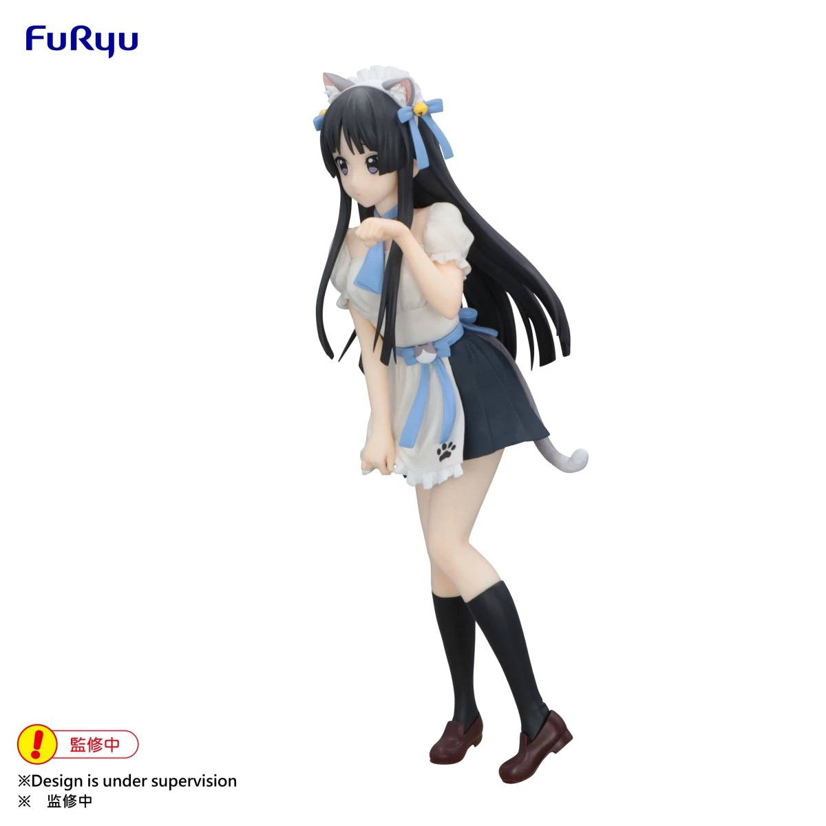متوفر في المخزون FuRyu الأصلي حقيقية Trio-Try-iT K-ON ميو Akiyama 22 سنتيمتر بولي كلوريد الفينيل أنيمي عمل نموذج لجسم اللعب الهدايا سطح المكتب زخرفة دمية #4