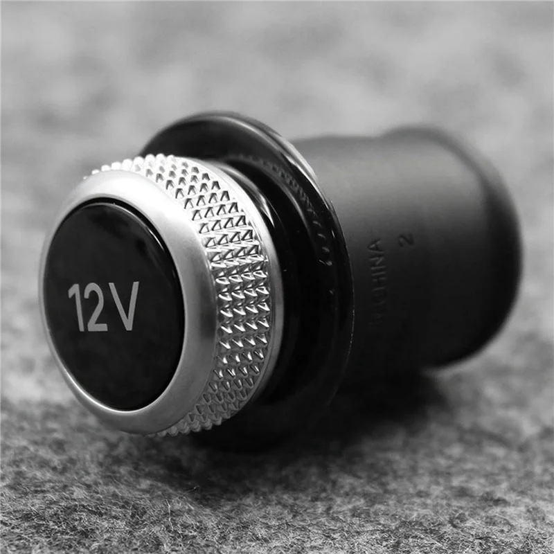 

A03Q-2X 4L0919311 -Cigarette Lighter Cover Chrome Plated -Cigarette Lighter Plug For - A3 A4 A5 Q2 Q7 R8 8WD919311