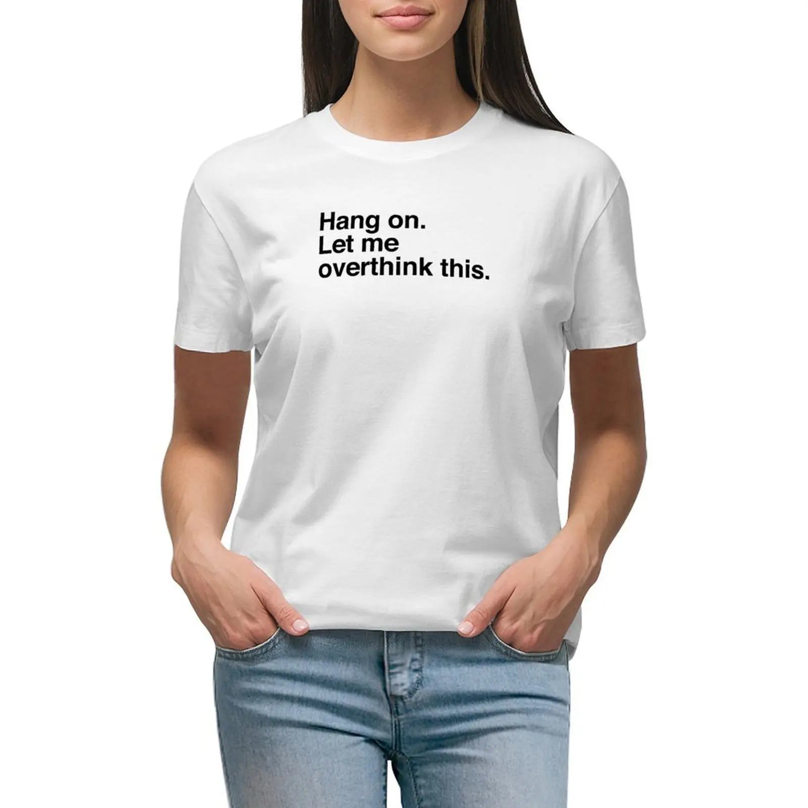 Hang on. Let me overthink this. T-shirt funny animal print shirt for girls Women's t-shirt