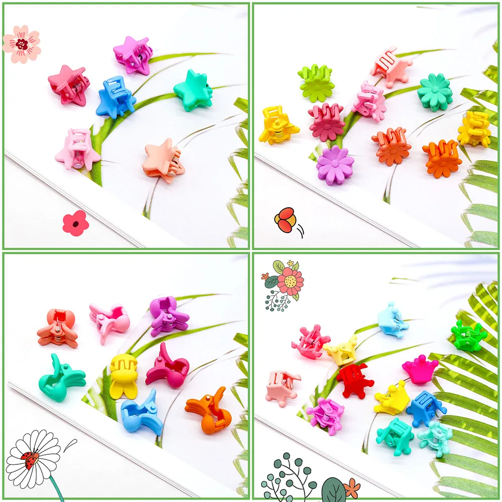 50PCS  Dog Hair Accessories Hair Clips for Small Dogs Colorful Cute Crown Hairpin for Dog Girls Pet Hair Grooming Dog Supplies