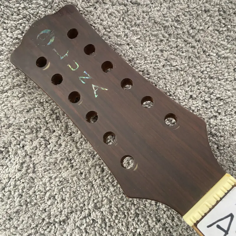 A228 12 String Electric&Acoustic Guitar Semi Finishing without Hardwares Genuine LUNA with Paint and Wood Damages Sales