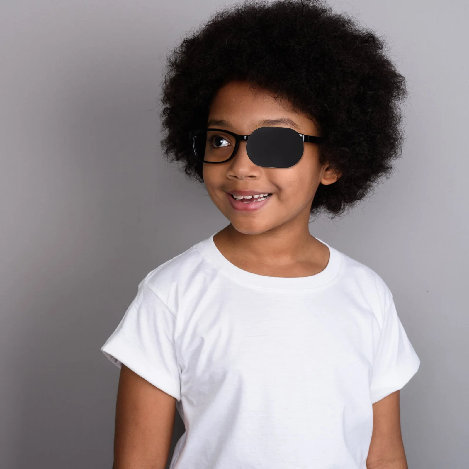 2 قطعة سيليكون لصقة عين غطاء نظارات لينة تحديد مريحة الحول الحول العين التدريب تصحيح الإمدادات