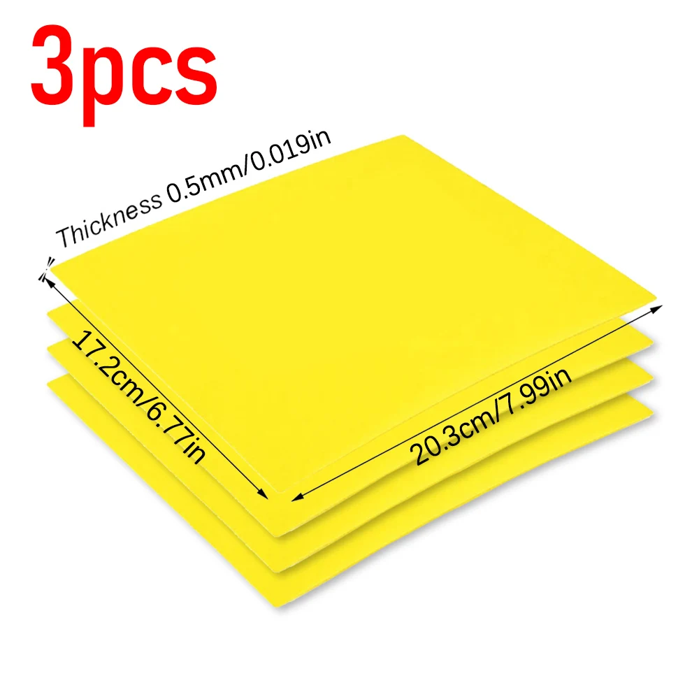 3Pcs 3240 Insulation Epoxy Plate Insulator Board 203x172x0.5mm for 3.2V 280Ah 320Ah 310Ah 90Ah 12.8V Lifepo4 Battery Pack Diy