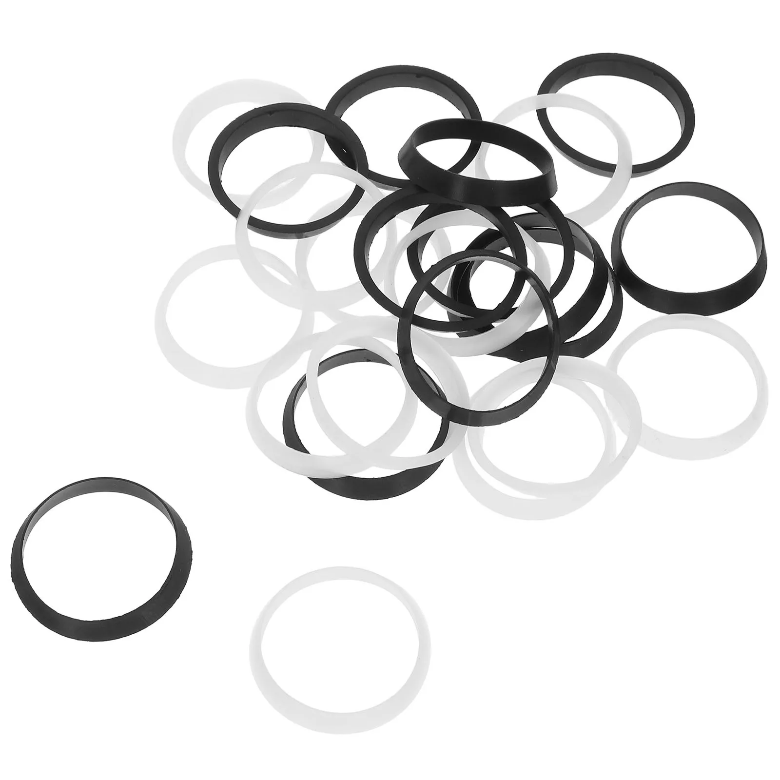 24Pcs Strainer Seal Ring Rubber Washer 38mm Kitchen Sink Drain Gasket Leak Proof Flexible Rubber Seal for Plumbing Repair