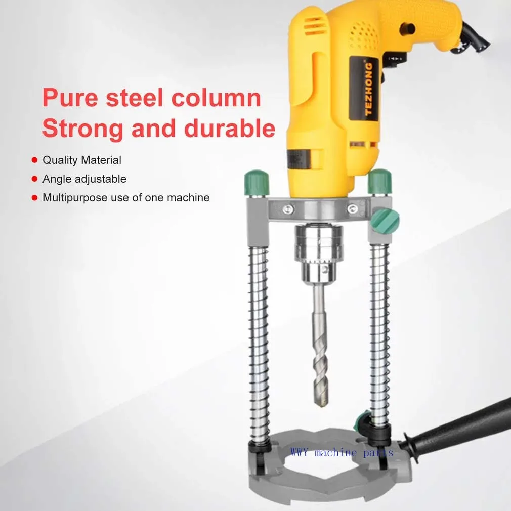 tubo eletrico mao broca perfuracao guia titular stand angulo ajustavel alca removivel faca voce mesmo woodworking ferramenta 01
